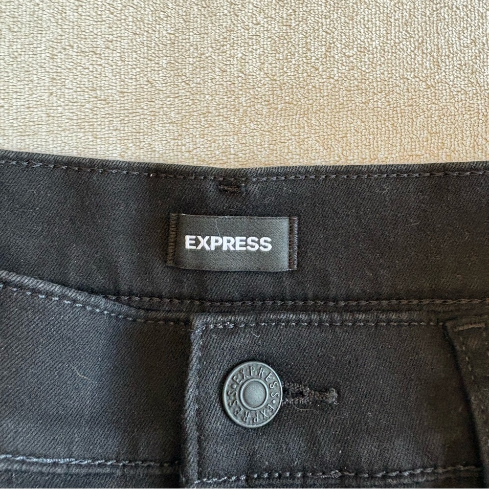 Express Black Denim Pants - Picture 2 of 8